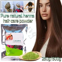 Tinte para el cabello con planta de henna natural pura, cubre el cabello gris, nutre el cuero cabelludo, calma los folículos capilares, mejora la bifurcación, 250g/500g
