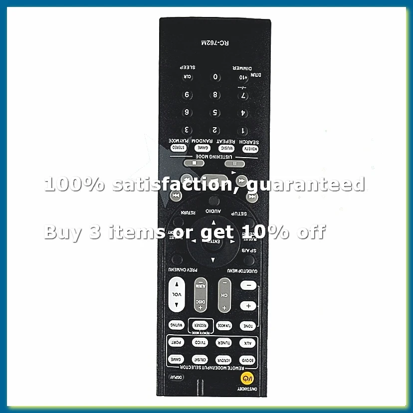 Remote Control Replacement RC-762M for AV Receiver HT-R380 HT-R290 HT-R390 HT-R538 TX-SR308 HT-S3400 HT-RC230