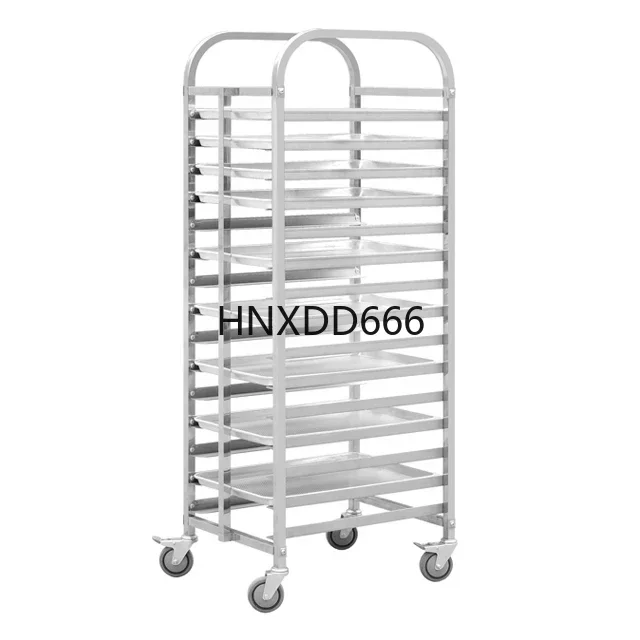 

Catering Equipment Knock-down Stainless Steel Bread Bakery Transport Cart 6 Tiers Oven Rack Trolley