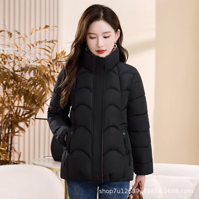 2025年冬新作綿服 多用途、ファッショナブルでスタイリッシュ、細見え効果あり、新年の軽やかな女性用服