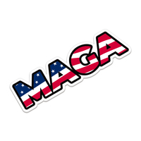 15x4.2cm MAGA USA Flag Trump Make American Great Again Car Sticker Window Wall Laptop DIY PVC Vinyl Decor Decal Auto Accessories