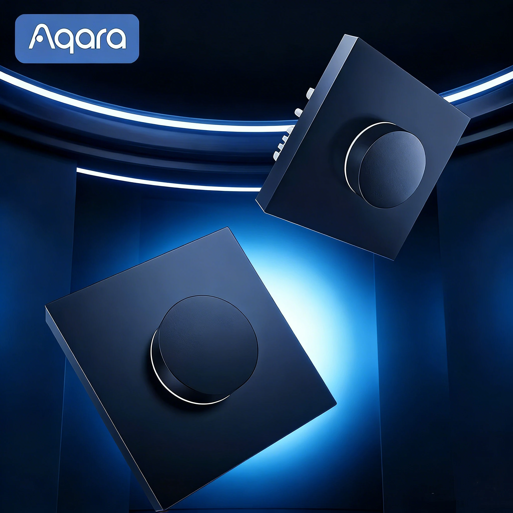 

Aqara Smart Dimmer Switch H1 With Neutral Zero-fire Line Rotary Switch Zigbee 3.0 For Smart Home Work With Homek App Aqara Home