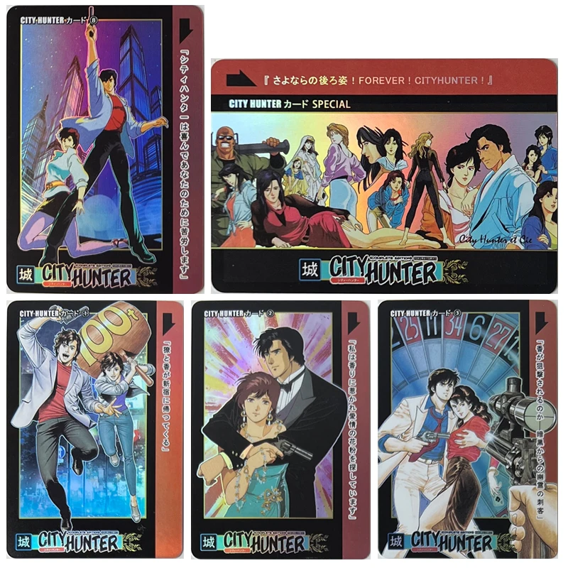 

City Hunter DIY 12PCS Saeba Ryo Makimura Kaori Hideyuki Yumi Boss Falcon KASUMI ASOU Nogami Saeko Collectible cards holiday gift