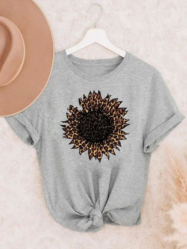 Cactus Plant Lovely Style Cute Women Lady Print T Top Clothing Tee Summer Casual Cartoon Graphic Cartoon Fashion Tshirts T-Shirt