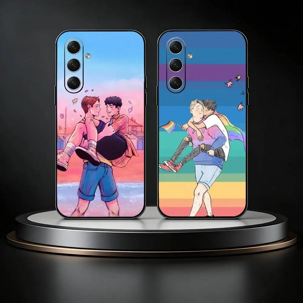 

Heartstopper Charlie Nick Phone Case For Samsung Galaxy A73,21,22,32,71,53,52,51,80,5G Soft Black Cover