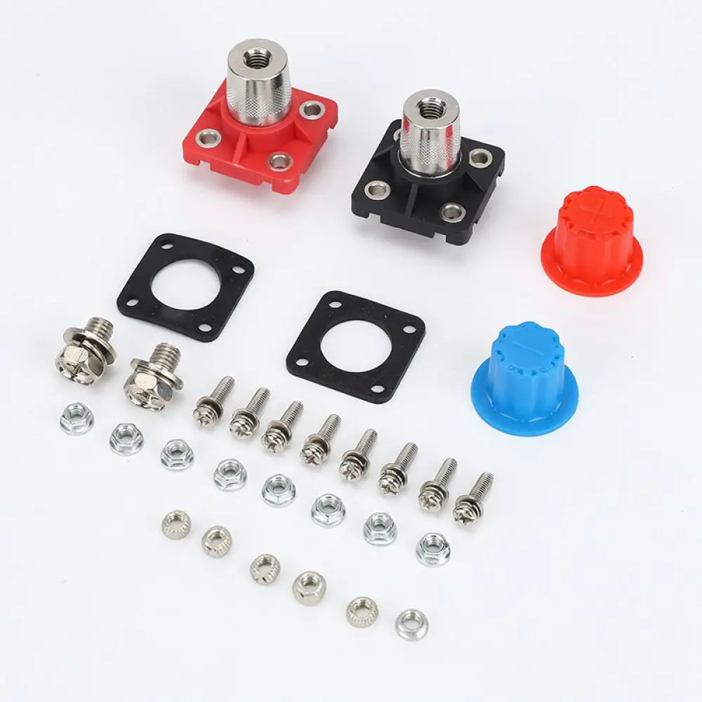 For WYJ 250A Terminal Block Connector Nickel Plated Brass Battery Busbar Lead Acid To Lithium Storage Energy Power System