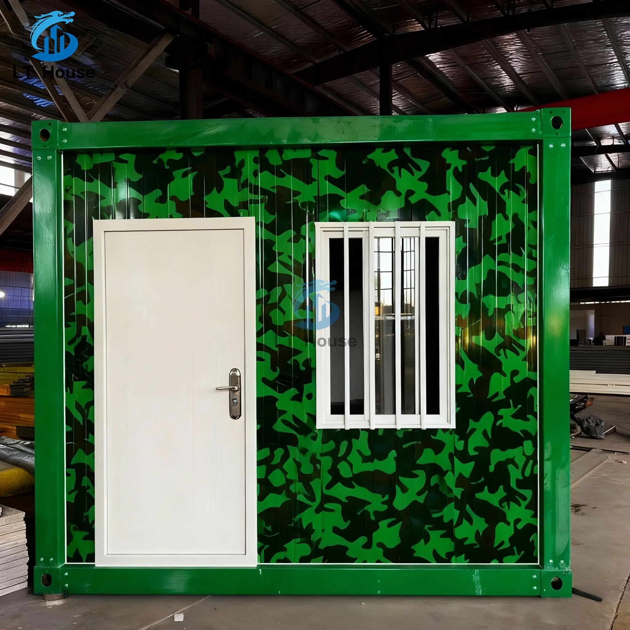 Detachable Custom Flat Pack Luxury 2 Bedroom Sandwich Panel Container House Prefabricated Modular Portable