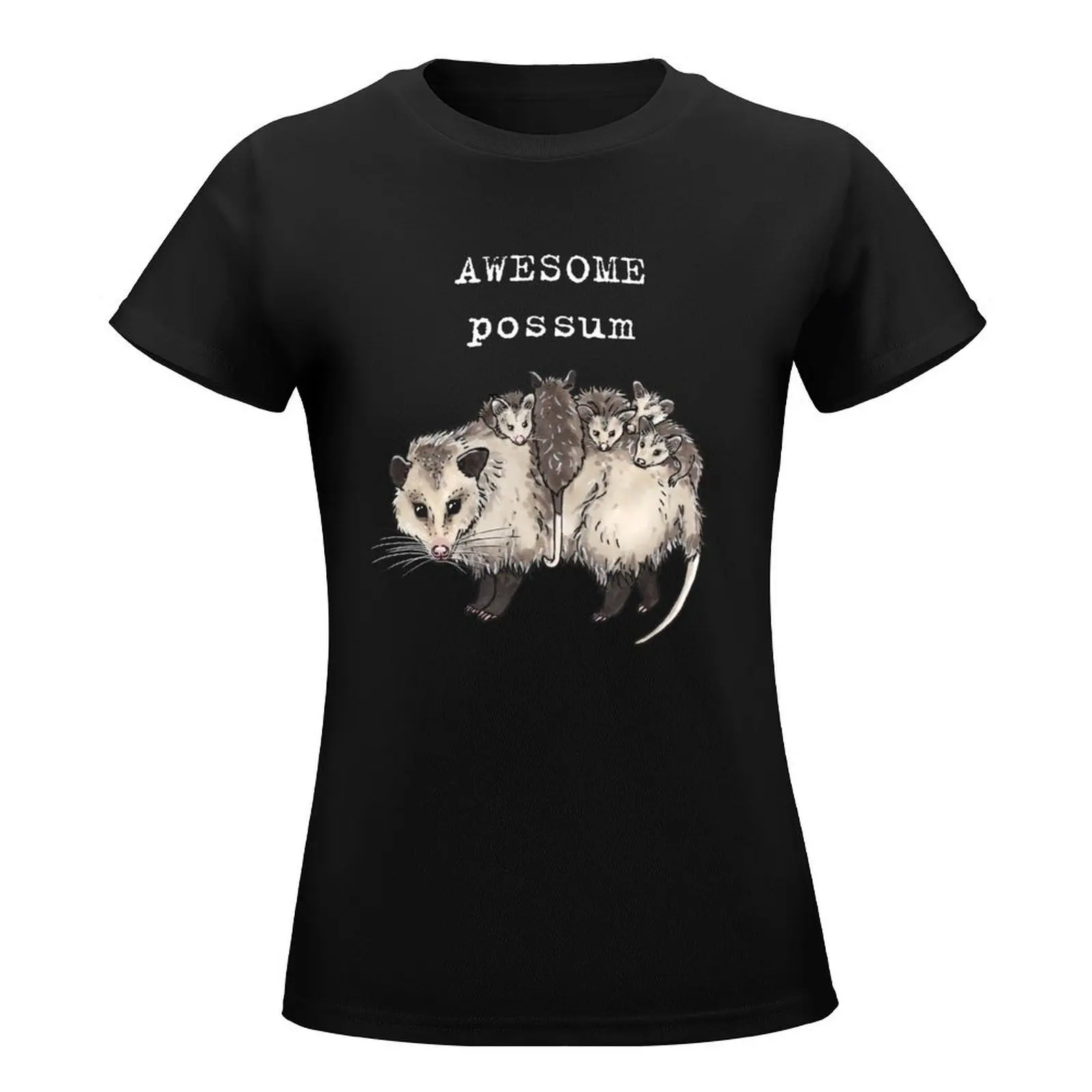 Possum - Animal series T-Shirt Short sleeve tee funny tees t-shirt dress for Women plus size sexy