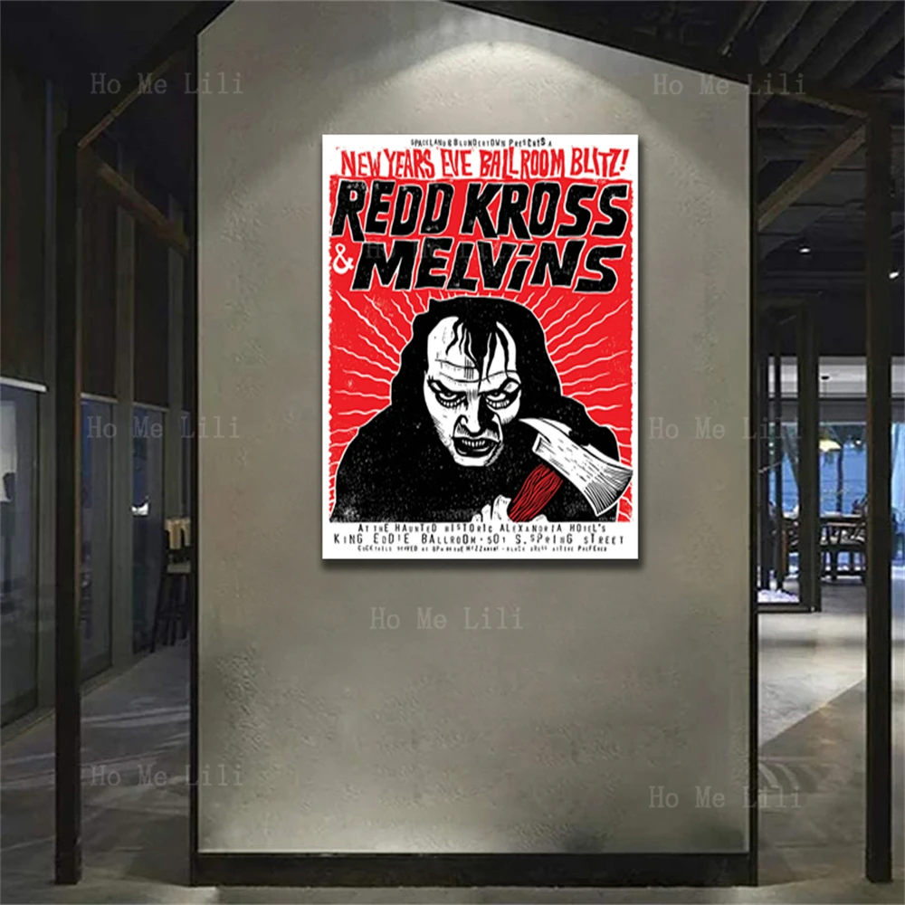 Melvins & Redd Kross New Year'S Eve Ballroom Blitz Rock Pop Art Wall Art Deco Oil Painting