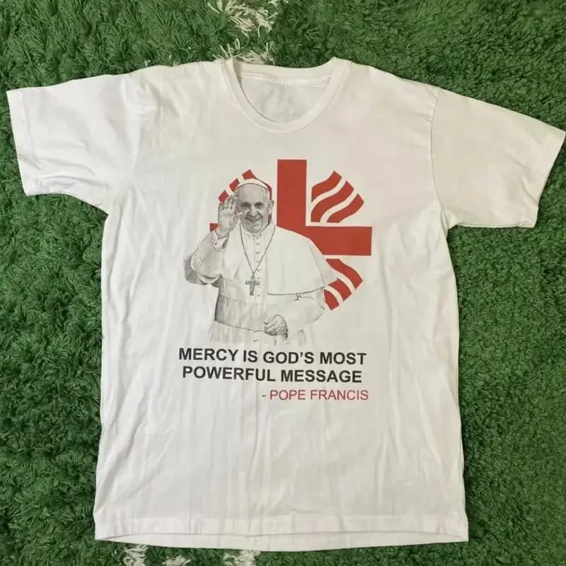 Pope Francis T Shirt Cotton Classic S 5XL M381