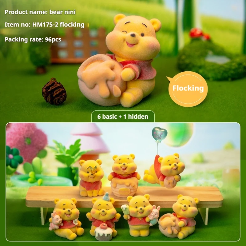 جديد الدب الصغير نيني القطيفة صندوق أعمى الكرتون لطيف ويني ذا بوه دمية الديكور الطلاب مفاجأة هدية صغيرة هدية عيد ميلاد #1