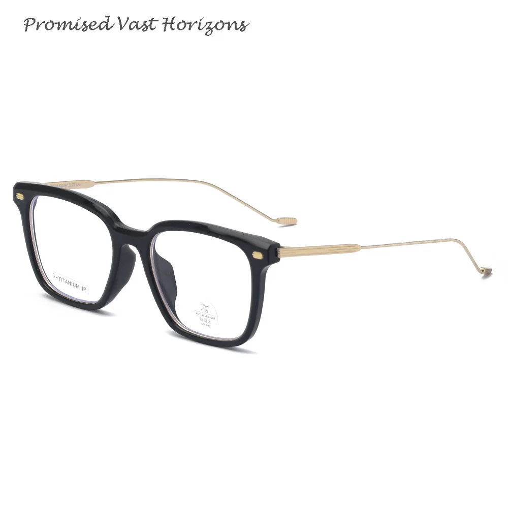

TR Front Metal Temple Wholesale Retail Anti-blue Light Plano Lens Glasses Frame Men's and Women's Fashion Myopia Optical Frames