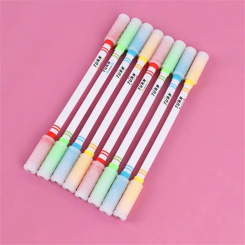 Writing Pen About 19cm Cool Design Manual Rotation Anti-slip Balance Pencils And Writing Instruments Stress Relief Pen Pens