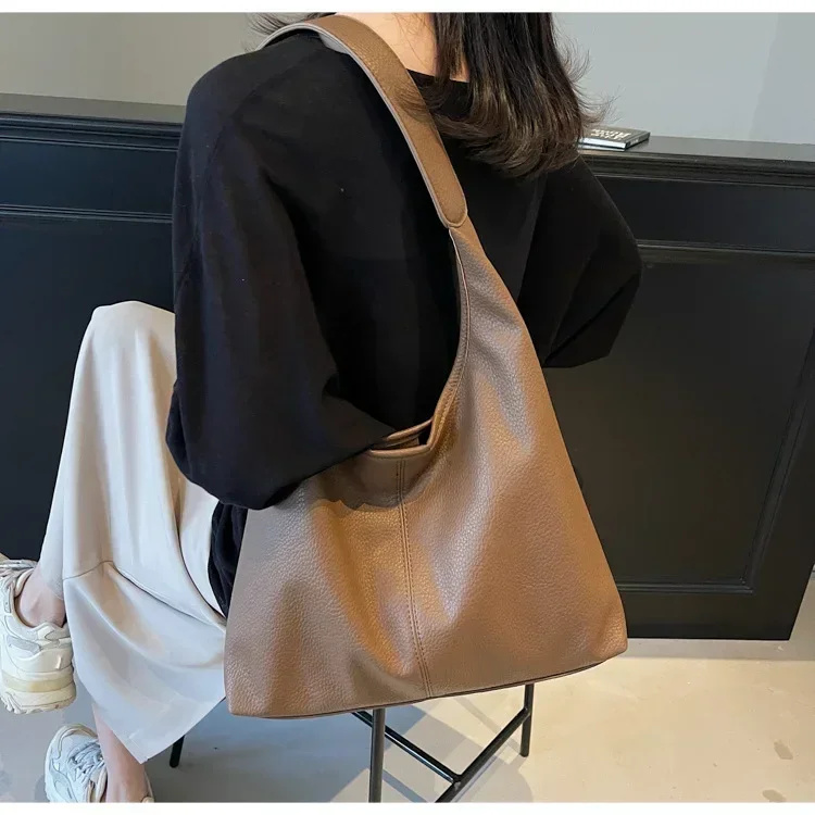 2025 Women's Large Capacity - New Casual Textured Stylish Bag, Versatile Commuting Shoulder/Underarm/Crossbody