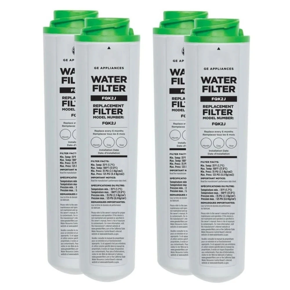 Under Sink Water Filter Replacement for GE FQK2J FQK1K GXSV65R GQSV65R 300Gallons Dual Flow Drinking Water Replacement Filters