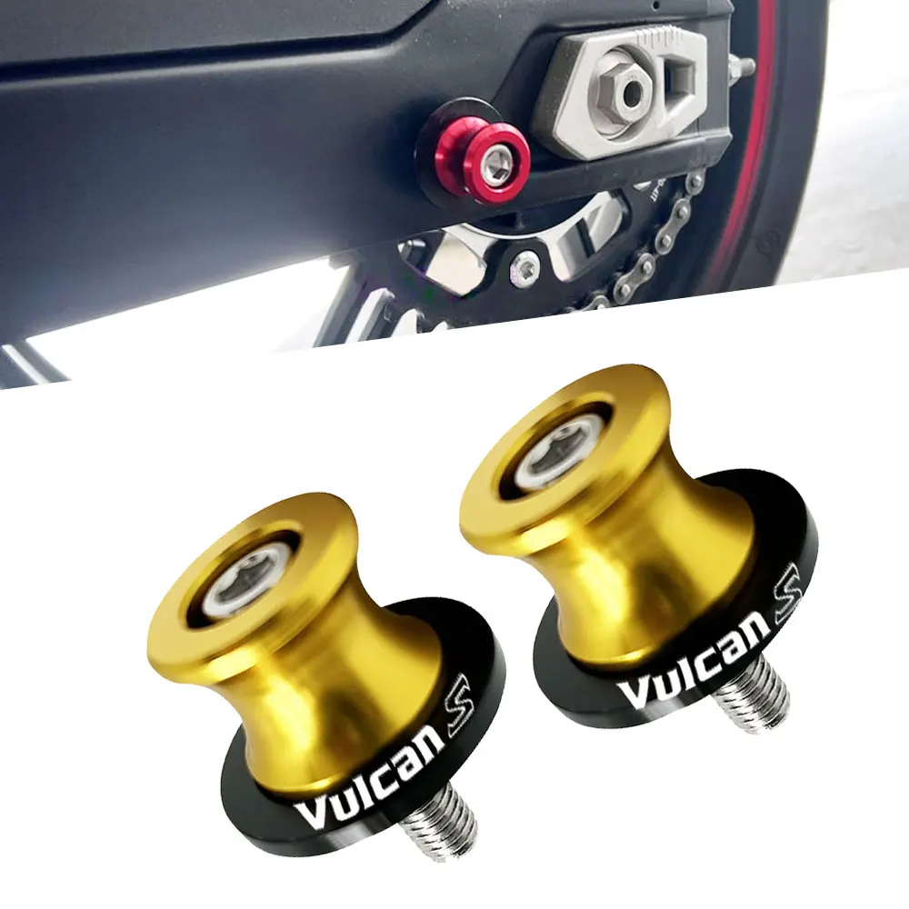 

New Fit For Kawasaki VULCAN S 650 VN650 2015-2024 Motorcycle Accessories 10MM Swingarm Spool Slider Stand Screws LOGO