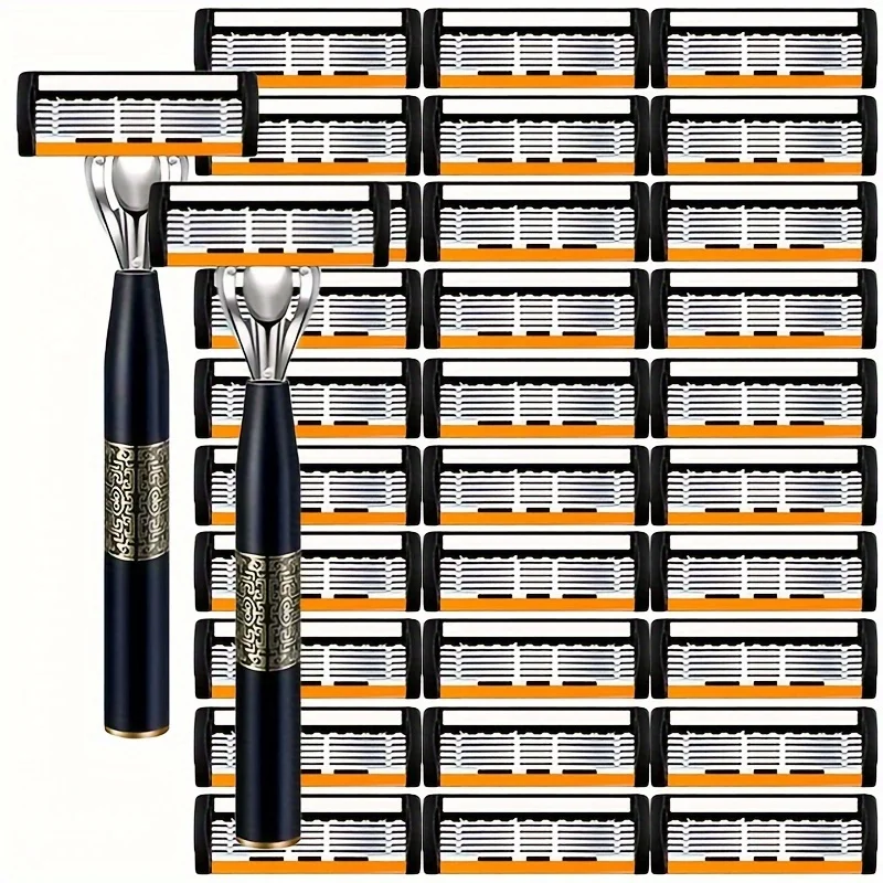 

Razor Classic 6 Layer Safety Razor for Mens Shaving&Womens Hair Removal Shaving Blades Manual Shaver
