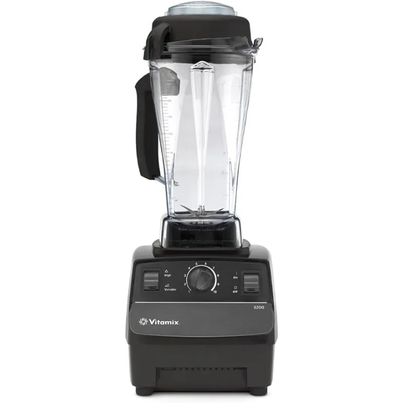 

Блендер Vitamix 5200 профессионального класса, контейнер, самоочищающийся, 64 унции, черный/серый