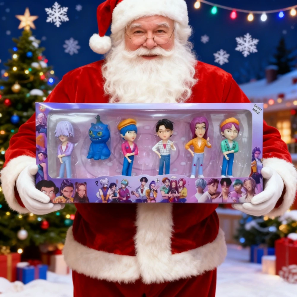 HOT Derpy Tiger Hunter Rumi Zoe Mira Anime Polyvinyl Chloride Character Collection Dedicated To Fans Childrens Christmas Gifts