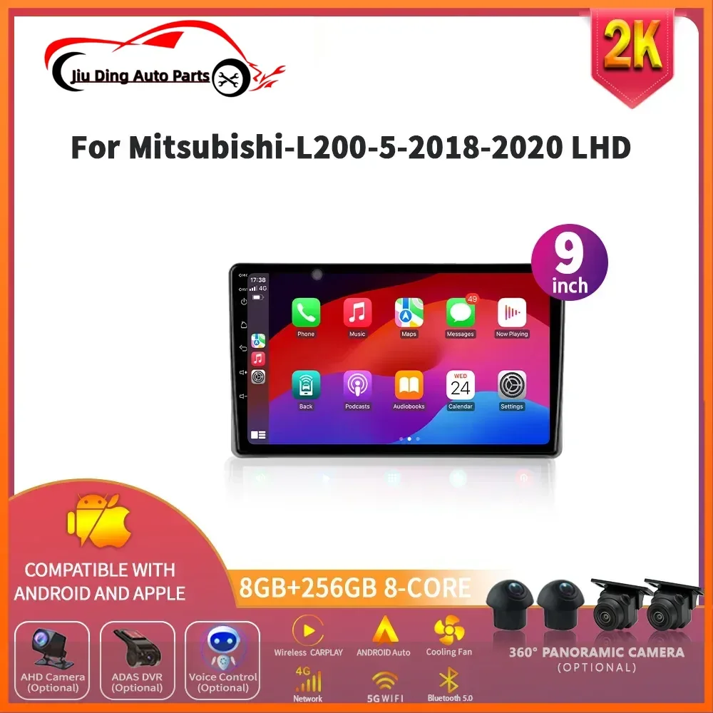 

Android 14 For Mitsubishi L200 5 left hand 2018-2020 Car Radio Multimedia Video GPS Android Navigation Auto Radio Screen stereo