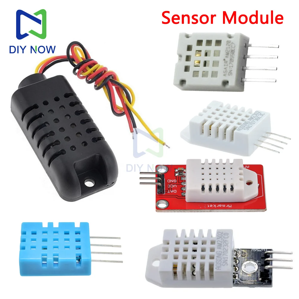 Digital Temperature Humidity Sensor Module Board DHT11/DHT12 For Arduino Ultra-low Power High Precision 4pin AM2301 AM2120