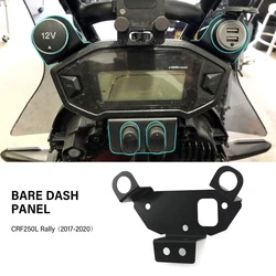 For HONDA CRF250L Rally CRF 250 L Accessories Dash Panel Instrument Charger Cigarette Lighter Extension Neter Expand Bracket