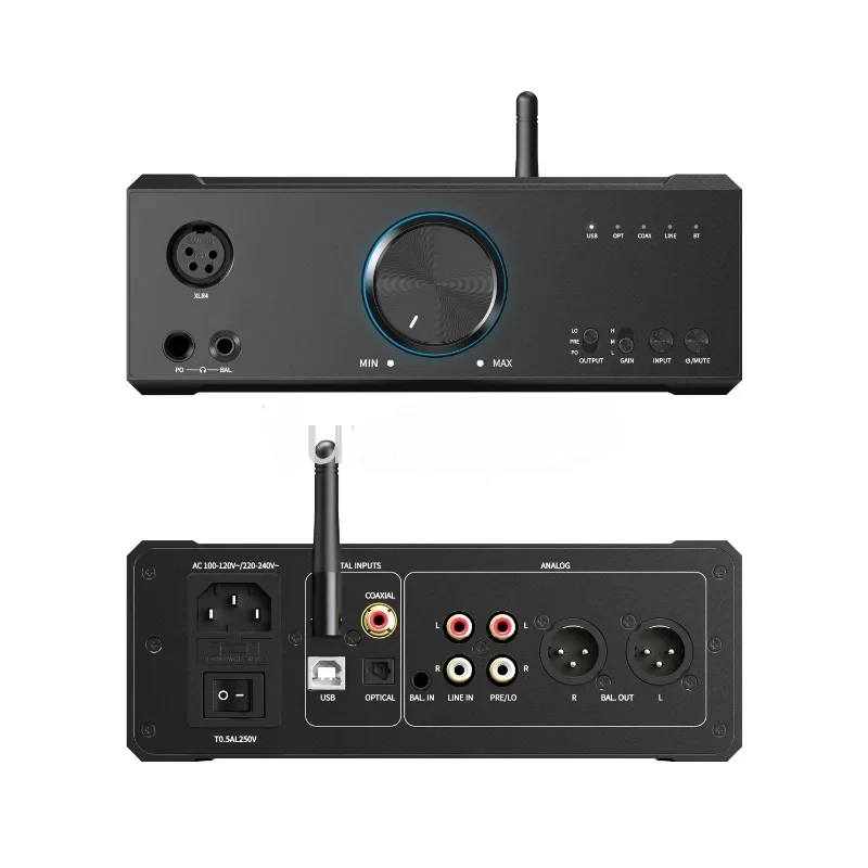 Desktop DSD Bluetooth Earbuds Decoding All-in-one Machine Hifi Headphone Amplifier Computer DAC NewFiiO/K9