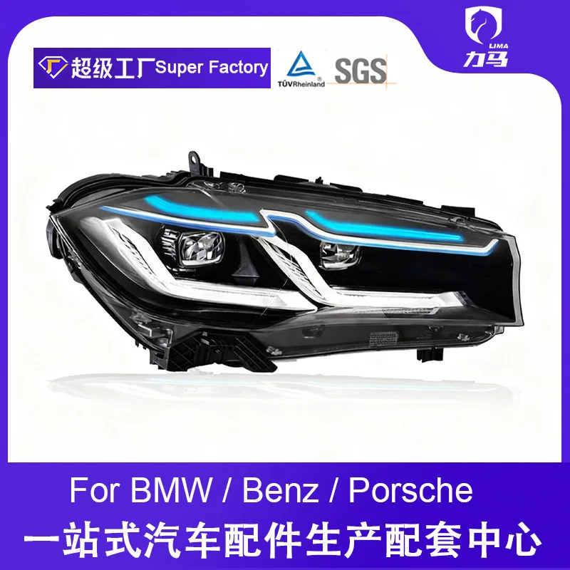 

Подходит для 14-18 BMW X5, фара в сборе, F15, модифицированная 23, светодиодная фара, стример, дневные ходовые огни