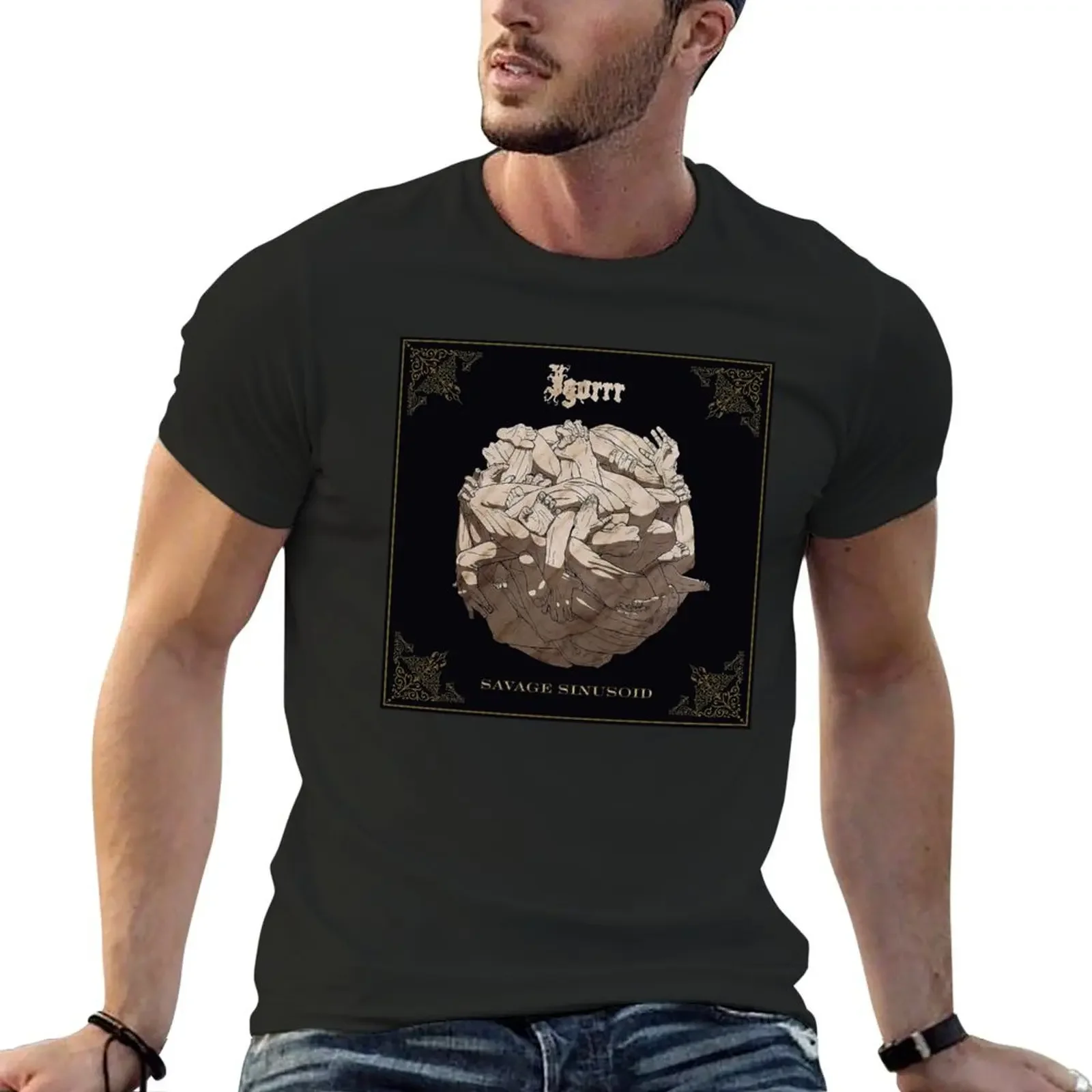 Savage Sinusoid Igorrr T-Shirt customs oversized graphic tee mens graphic t-shirts hip hop
