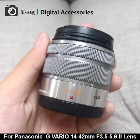 98% Nuovo Genuino Per Panasonic LUMIX G VARIO 14-42mm f/3.5-5.6 II ASPH MEGA OIS Obiettivo Zoom Digitale Intercambiabile - H-FS1442A