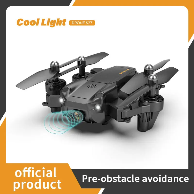 โดรน4K โดรน HD 4K S27กล้องสูง RC พับได้ Quadcopter dron เฮลิคอปเตอร์ควบคุมรีโมตของขวัญโดรนของเล่น