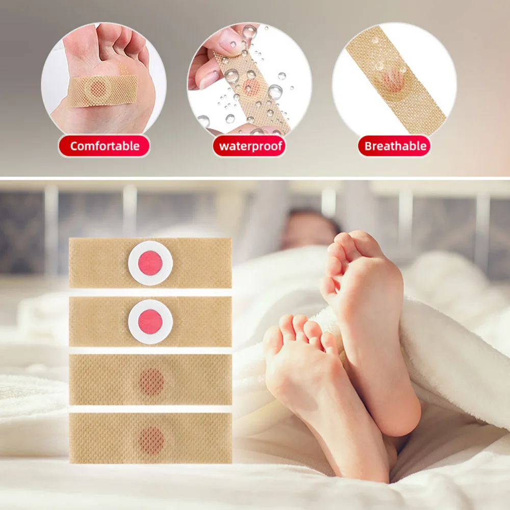 48 szt. Plastry medyczne na odciski, naklejki na odciski, naklejki do pielęgnacji stóp