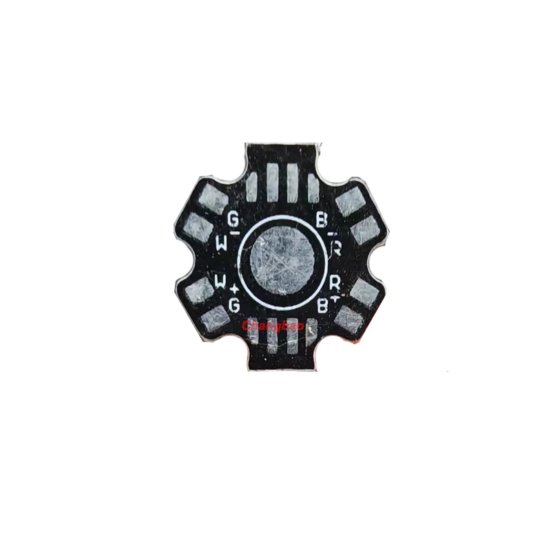 50pcs/lot 20mm Full Colors RGBW 8Pins Aluminum Star for 4W High Power Led Diodes