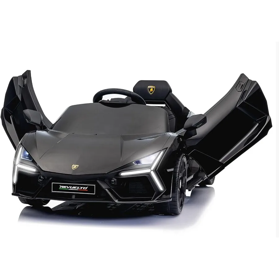 รถยนต์ไฟฟ้าสำหรับเด็ก 12V รุ่น Lamborghini Revuelto พร้อมรีโมทคอนโทรล รถยนต์แบตเตอรี่สำหรับเด็กพร้อมบลูทูธ