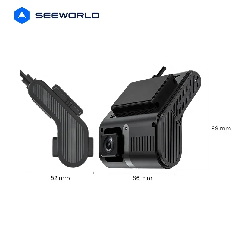 

Передняя и задняя видеорегистратор SEEWORLD с двумя объективами 2025 года 1080P 4G для автомобилей и автомобилей с GPS-отслеживанием