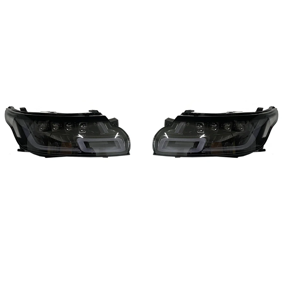 

great value for money Hot sale Auto lamps front lights 4 LENS LED for Land Rover Range Rover sport 2014-2017.