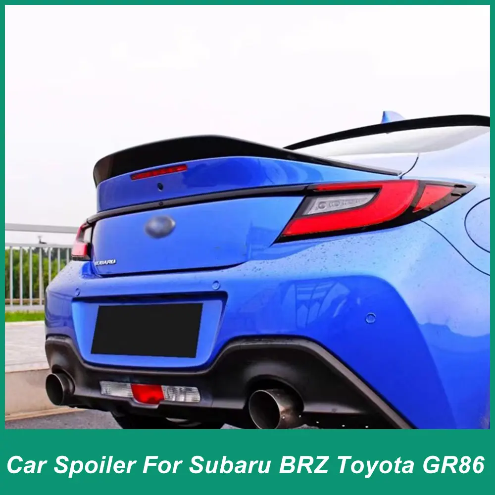 For Subaru BRZ Toyota ZA86 GR86 2021-2023 Rear Trunk Iid Spoiler Sporty Design Style Rear Wing Modified ABS Plastic High-Quality