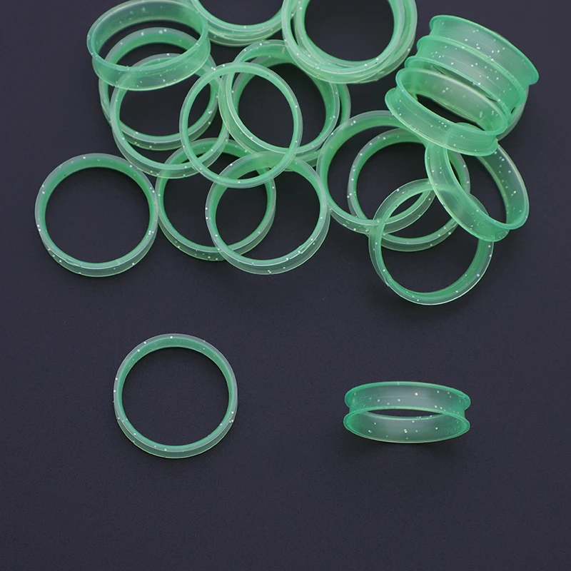 HONGYUAN PVC Rings for Hair Scissors 192pcs/BOX 1.9/2.2/2.5cm Finger Inserts Rings Haircutting Styling Scissor Accessories