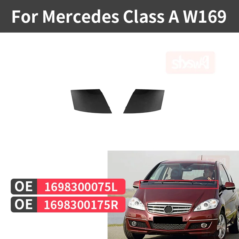 High Quality Parts For Class A W169 Front Water Drainage Hood Board Drain Cover Accessories A1698360018 A1698300075 A1698300175