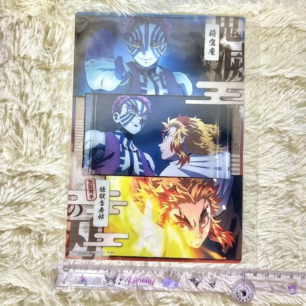 Anime Demon Slayer Rengoku Kyoujurou Akaza Rengoku Senjuro collection card Christmas birthday gift Two-dimensional peripheral