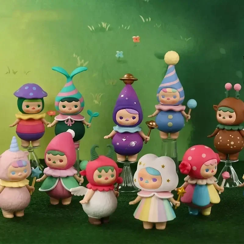 

POPMART Pucky Forest Elf Series Mystery Box Blind Figure Surprise Cute Elf Action Toy for Birthday Gift