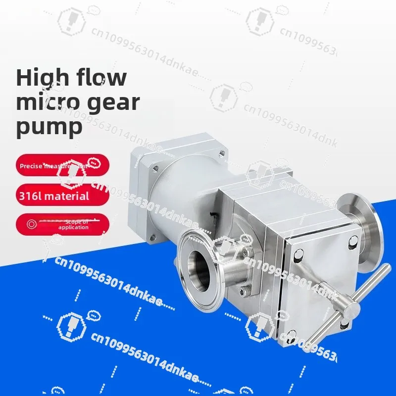 316L Stainless Steel Gear Pump Special Rotor Pump Household Soy Sauce Chili Oil Food Grade Metering Pump