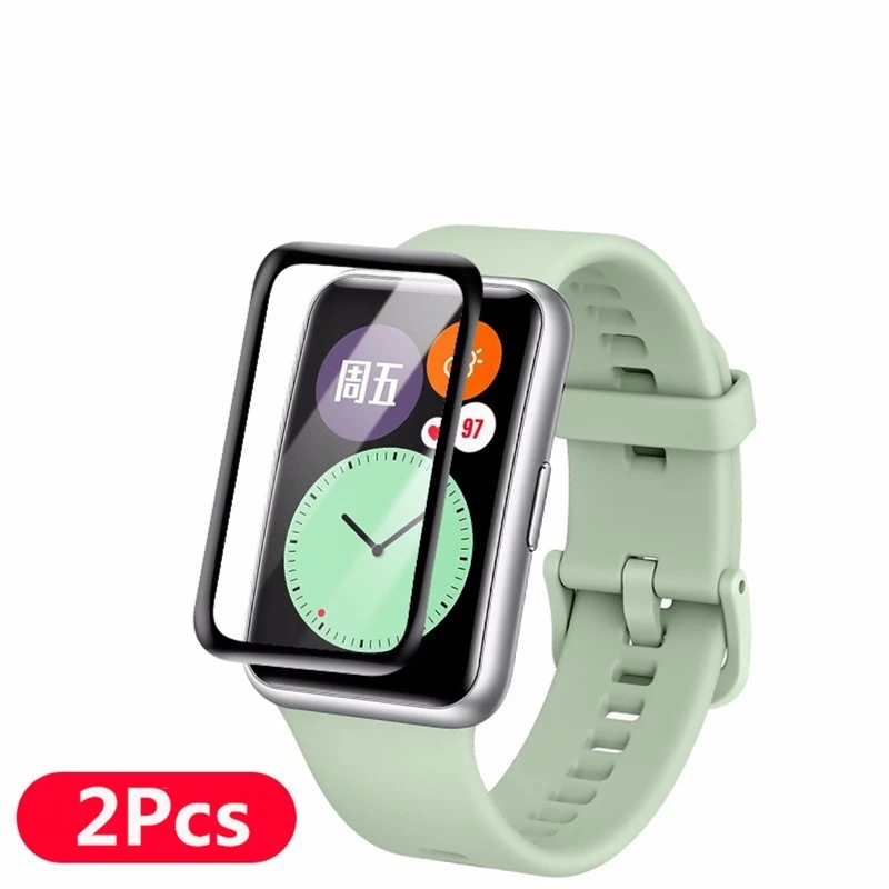 2 шт., Гидрогелевая Защитная пленка для Huawei Watch Fit 2