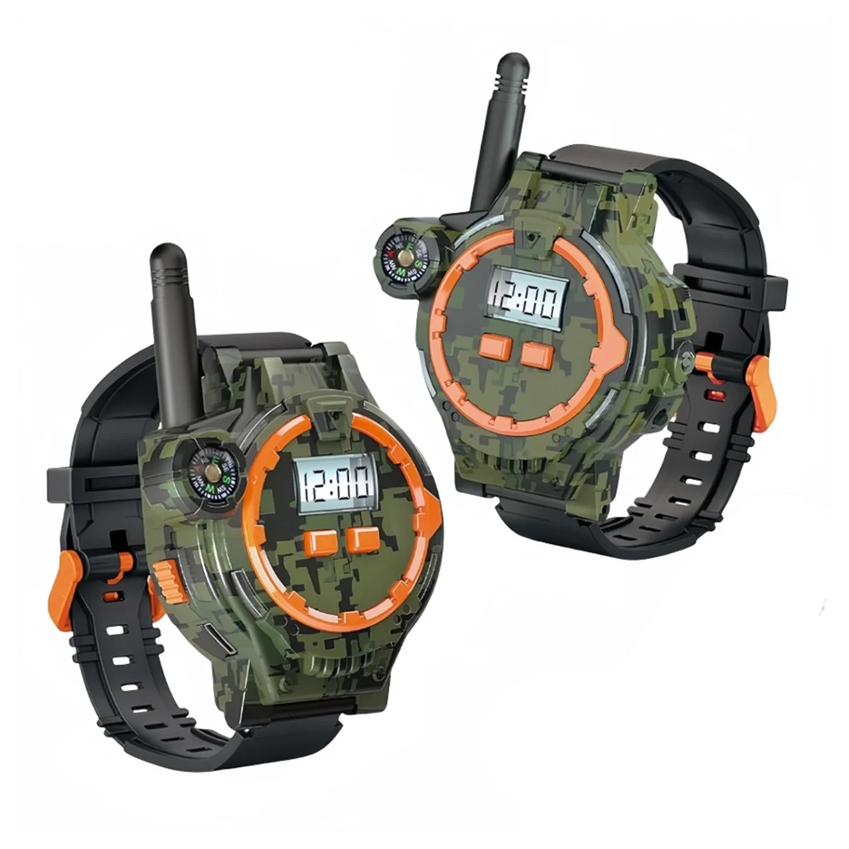

AAM-2PCS Rechargeable Walkie Talkies for Kids,Two-Way Radio Talky with Flashlight and Compass,100 Meter Transmission