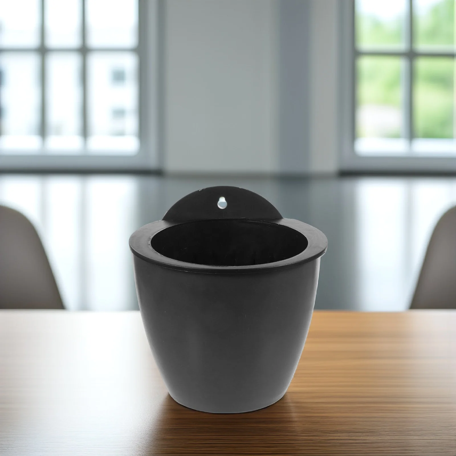 وعاء نباتات ذاتي السقي على الحائط، وعاء زهور بلاستيكي خفيف الوزن يمتص تلقائيًا للأماكن الداخلية والخارجية #5