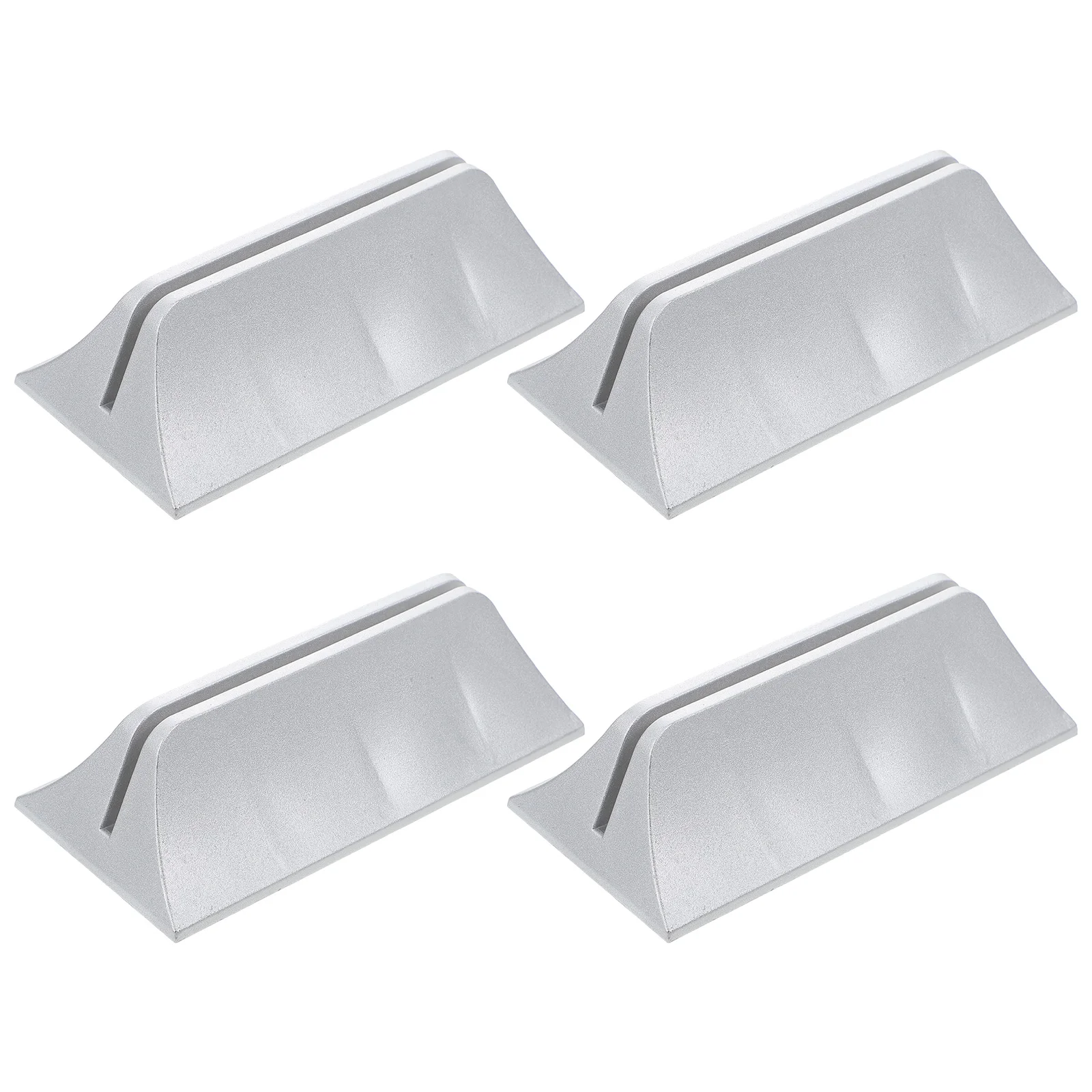 

4 Pcs Removable Screen Clip Partition Clips Desk Support Bases Brackets Divider Clamps Desktop Stand Efficient ABS Office Desk