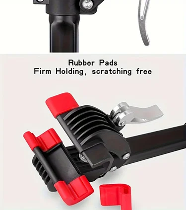 Fahrrad Wand Montiert Fahrrad Rack Park Rack Wand Montiert Mountainbike Rack Aluminium Legierung Clip Crash Pad Geladen 20 KG Halterung – Detail 6