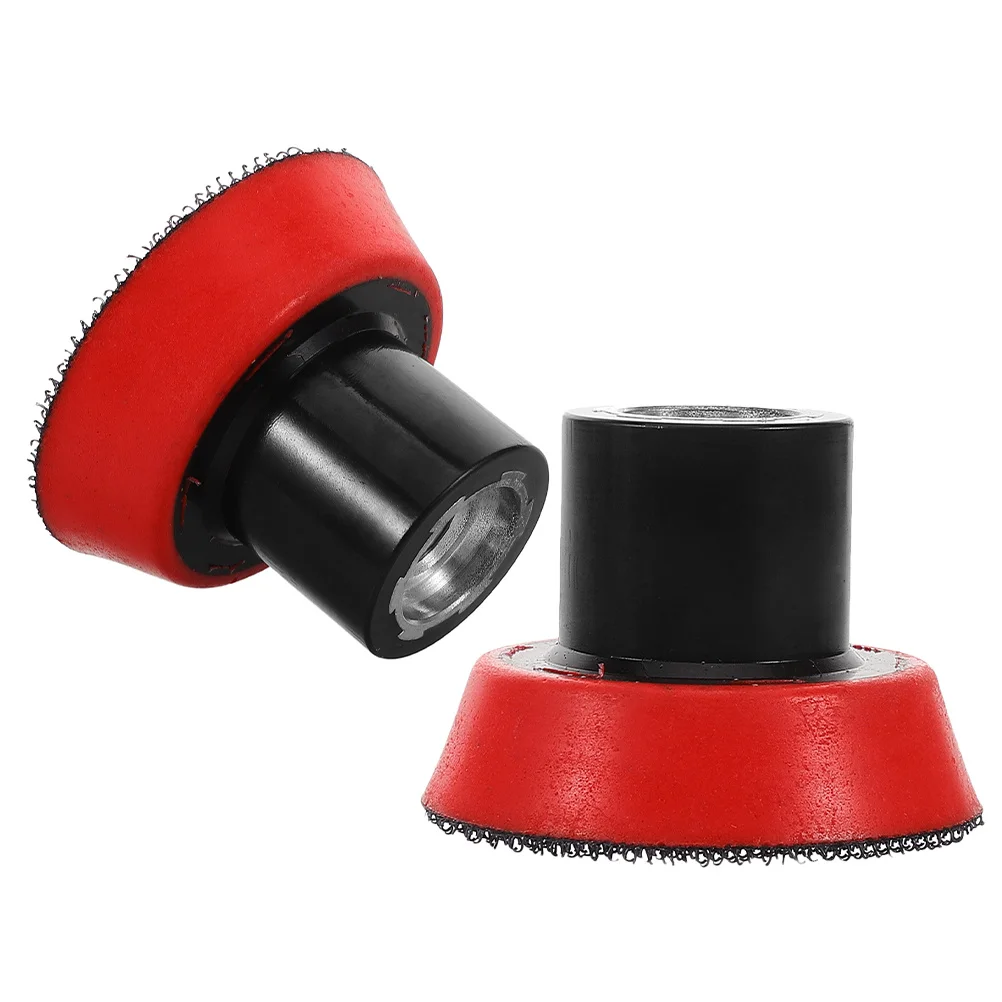 2 pçs almofadas de apoio moedor de ângulo auto-adesivo suporte de disco de lixamento buffer polimento almofada de moagem acessório discos de polimento