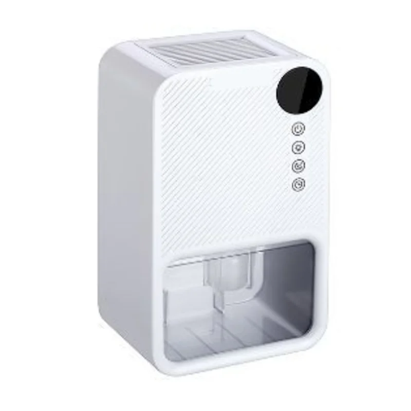 

【ADORN】1100Ml Dehumidifier Portable Moisture Absorbers Timing Colorful Light Quiet Air Dryer For Home Bedroom Bathroom
