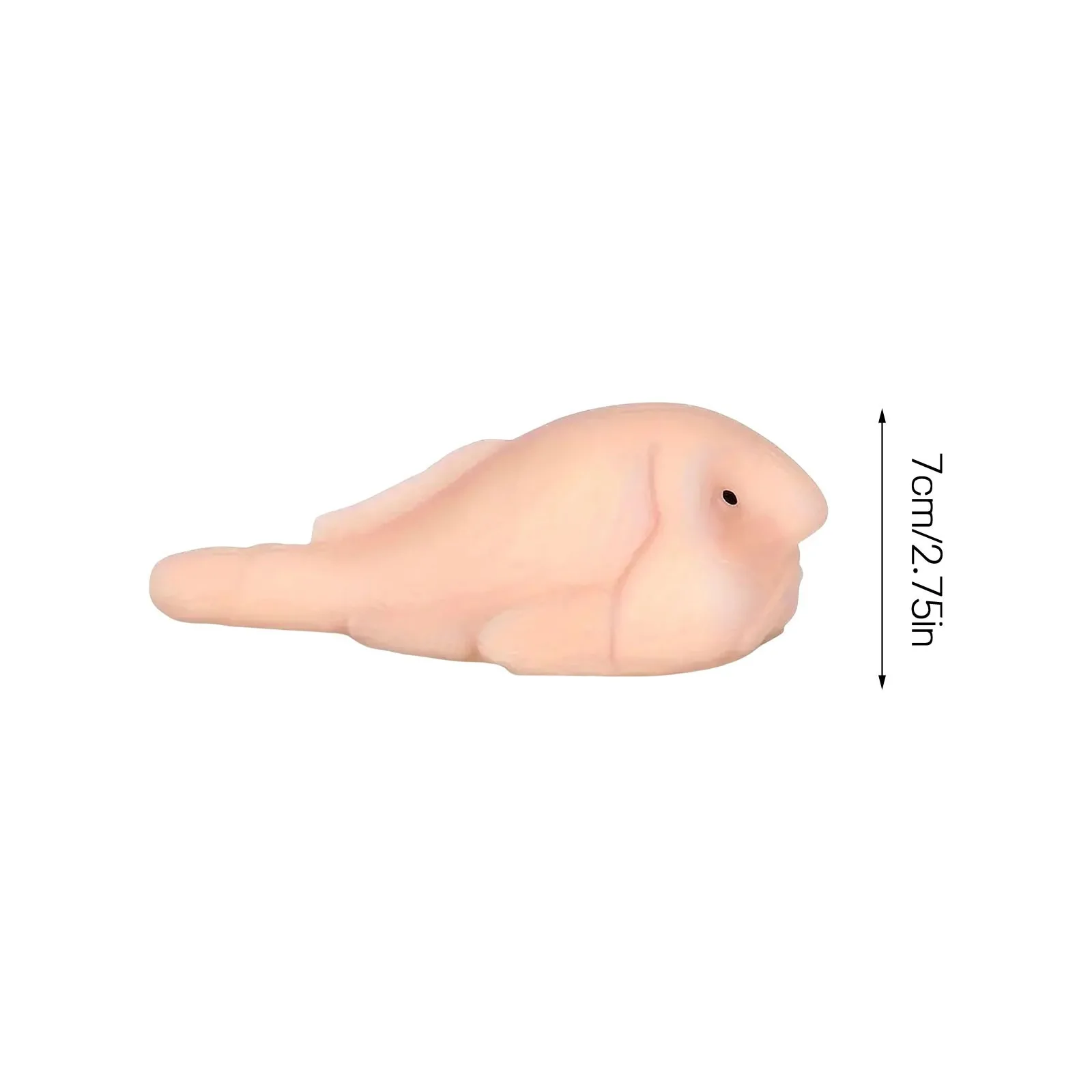 Squishy Blobfish Squeeze Toy Sensory Cute Animal Soft Pop Fidget Toy Stress Relief Game Party Relieve Anxiety Decompression Gift view 2